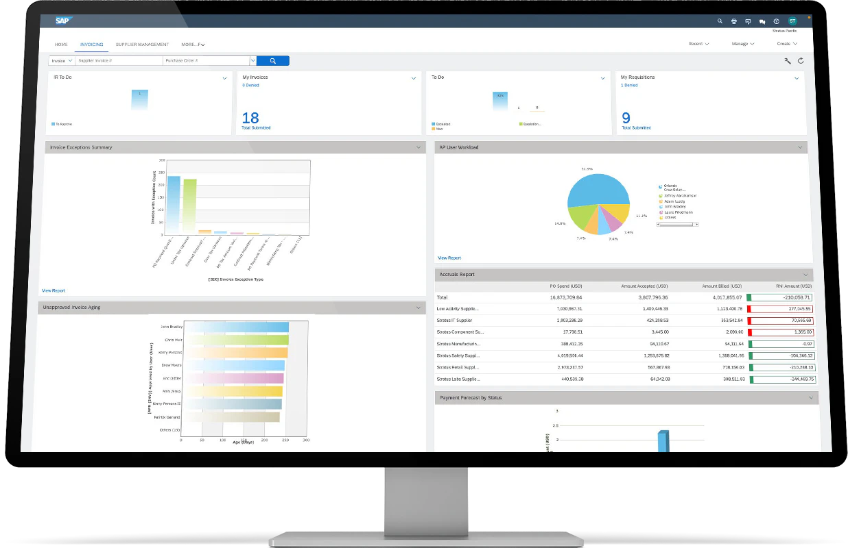 screenshot of SAP Ariba